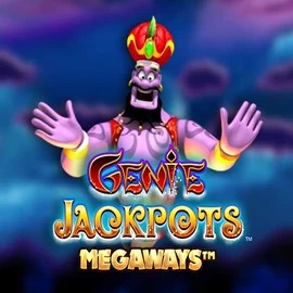 Genie Jackpots Megaways logo by Blueprint Gaming at CasinOKGenie Jackpots Megaways