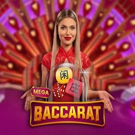 Mega Baccarat logo – Live Casino by Pragmatic Play at CasinOK