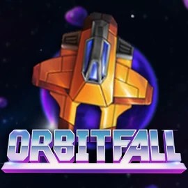 Orbitfall slot logo by ELK Studios at CasinOKOrbitfall