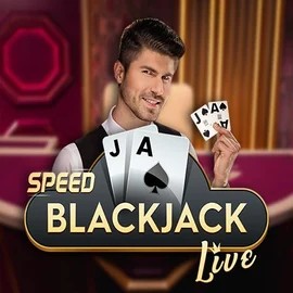 Speed Blackjack slot logo by Pragmatic Play at CasinOK