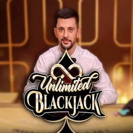 Unlimited Blackjack logo by Ezugi CasinOK