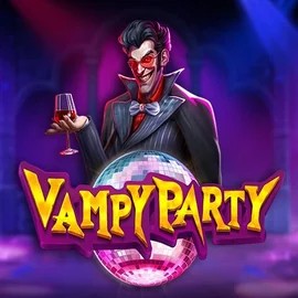 Vampy Party online game logo by Pragmatic Play on casinoks.de